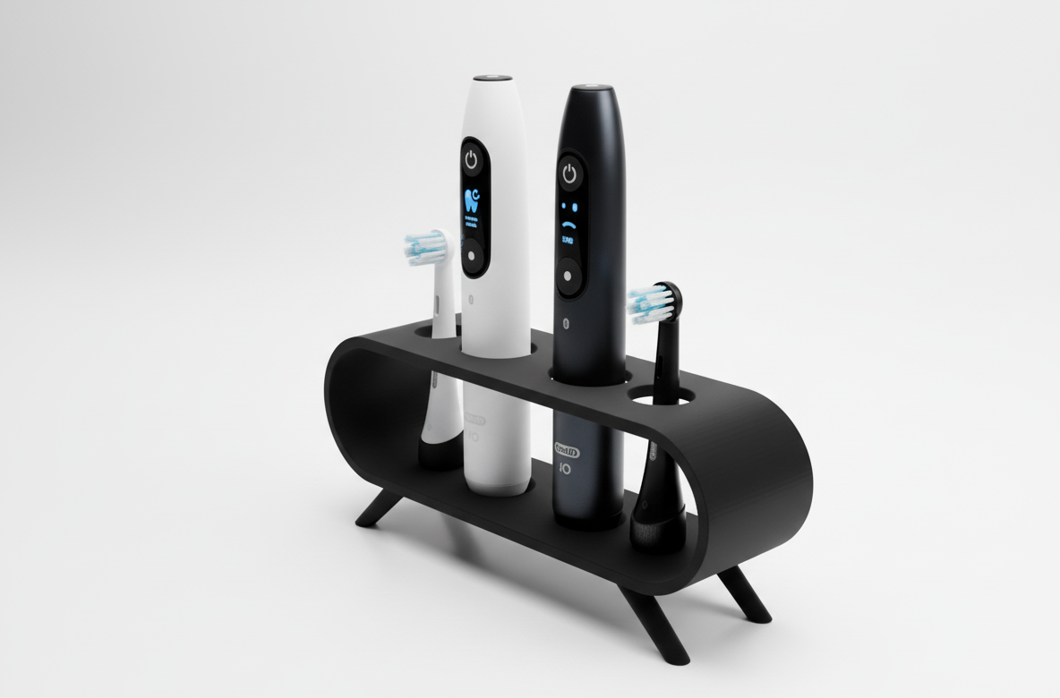 Stand Holder for 2 Oral-B iO Toothbrushes and 2 Heads