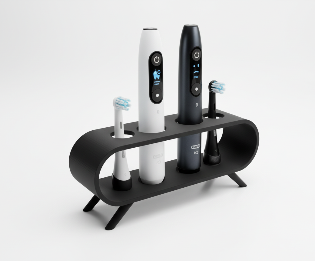 Stand Holder for 2 Oral-B iO Toothbrushes and 2 Heads