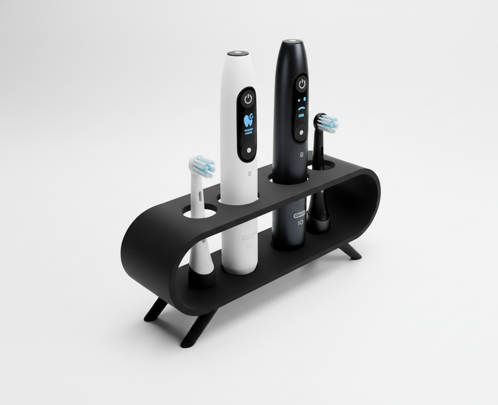 Stand Holder for 2 Oral-B iO Toothbrushes and 2 Heads